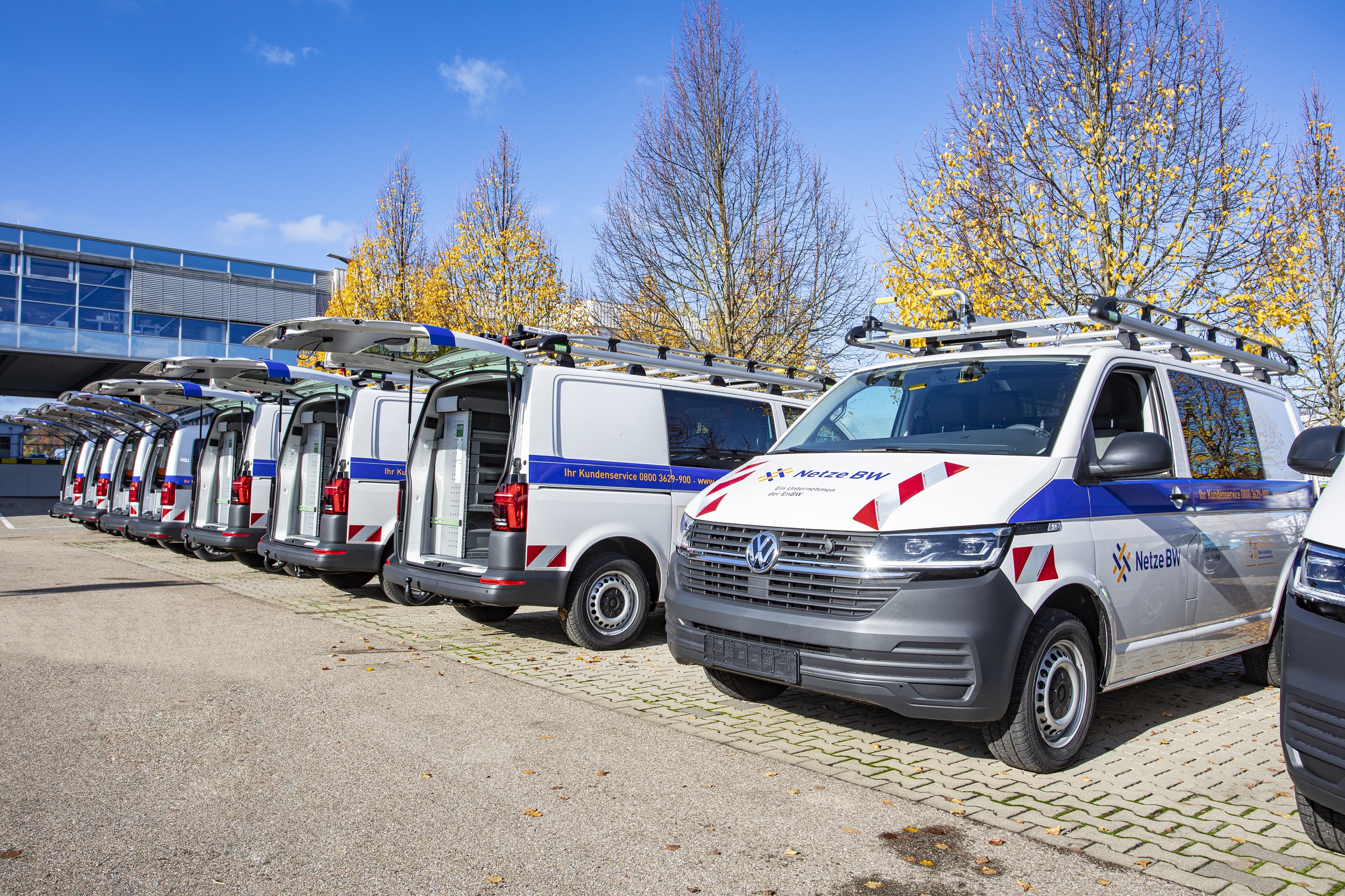 In-vehicle equipment for the vehicle fleet of an energy company.